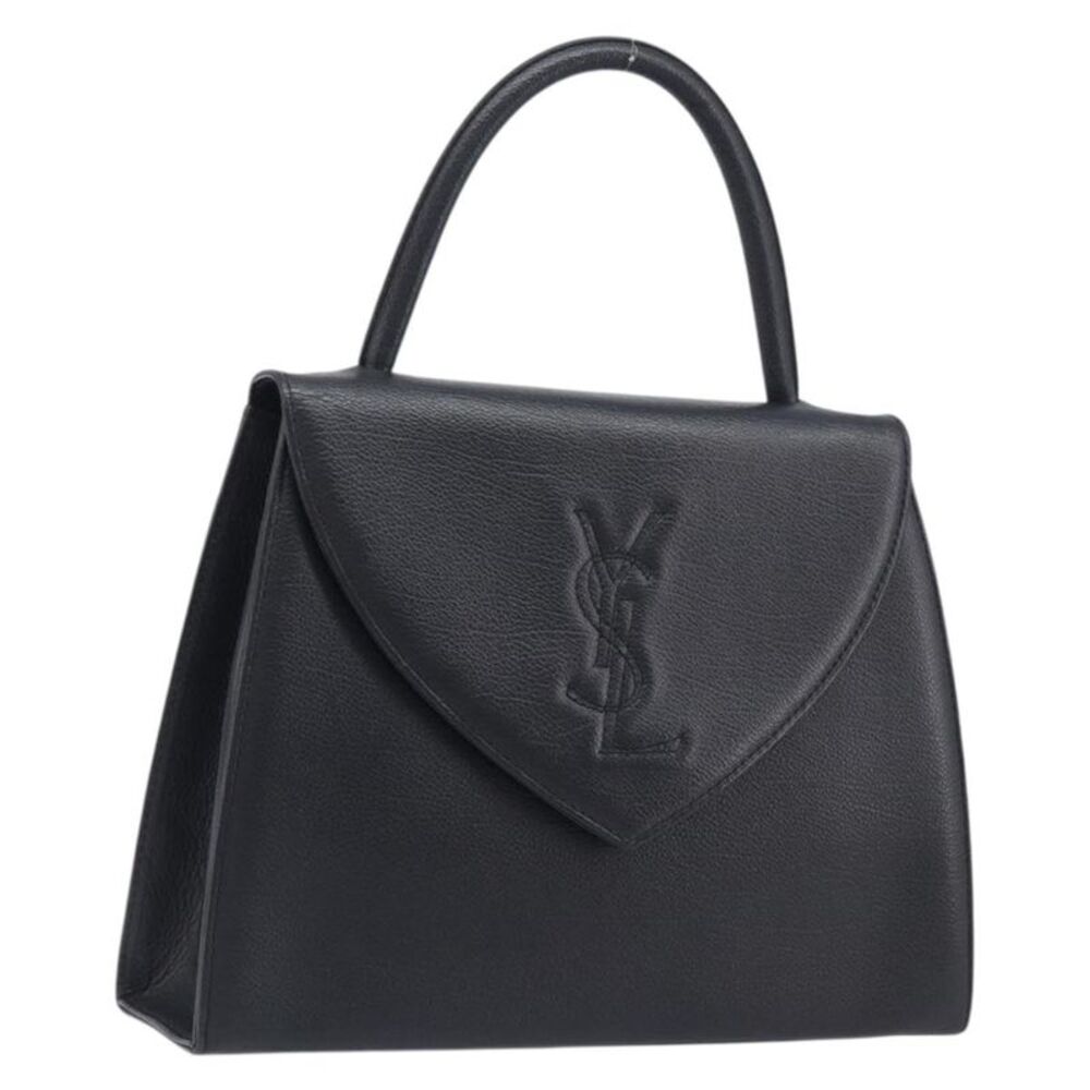 Saint Laurent Handbag Leather Black Leather Handbag